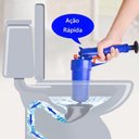 Ver imagem 2 de Desentupidor Manual Lorben Pistola Alta Pressão Vaso Sanitário Pia Ralo Gt6229