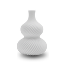 Ver imagem 1 de Vaso Decorativo Vortex 26cm Branco C/ Design Moderno e Elegante