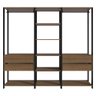 Guarda-roupa Closet Modulado Valencia 4 Gavetas 199cm Madesa 02 - 9