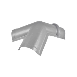 Cumeeira Triangular Pvc Colonial Cinza - 1