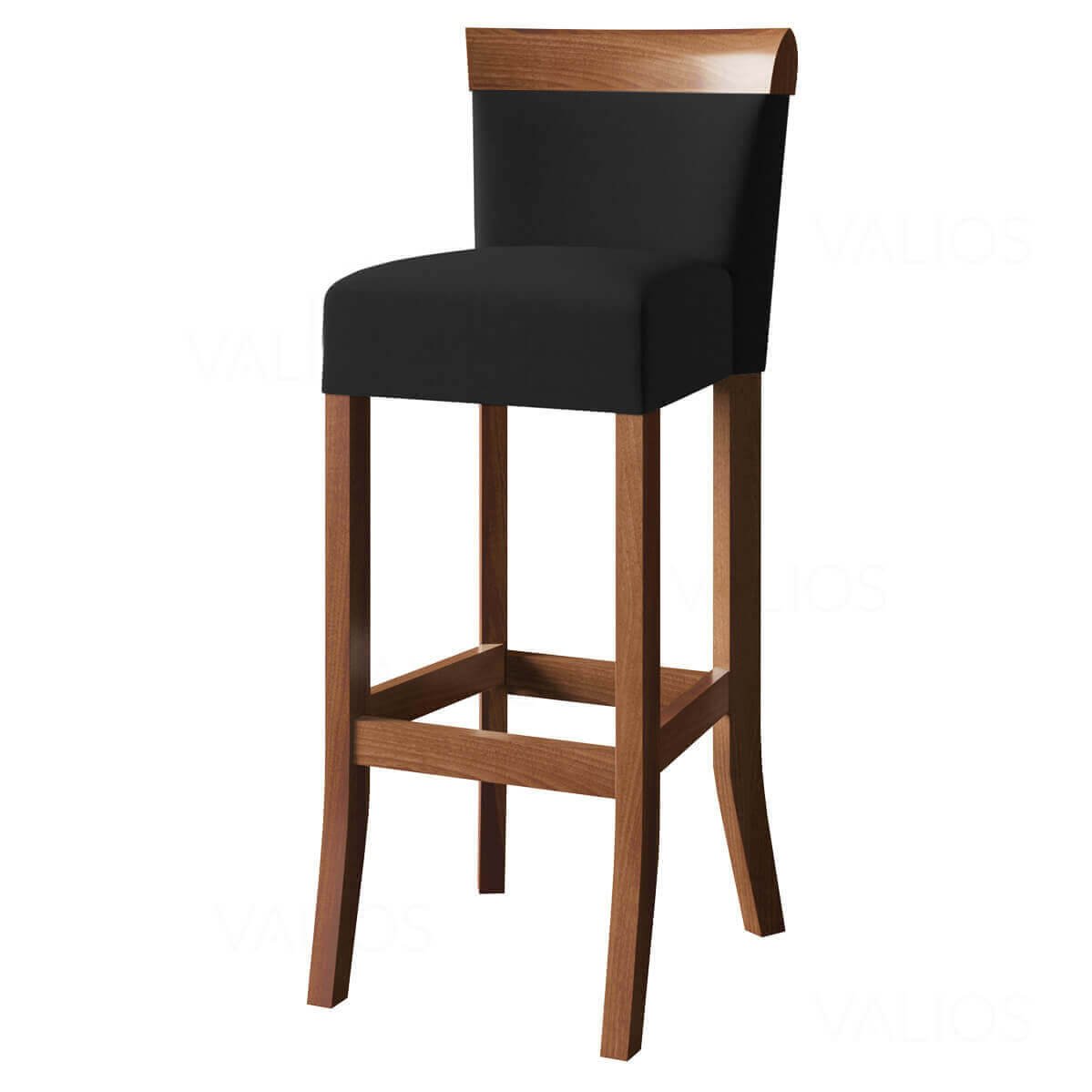 3 Banco alto cadeira de balcão restaurante cozinha gourmet moderna confortavel bistro premium Valios - 5