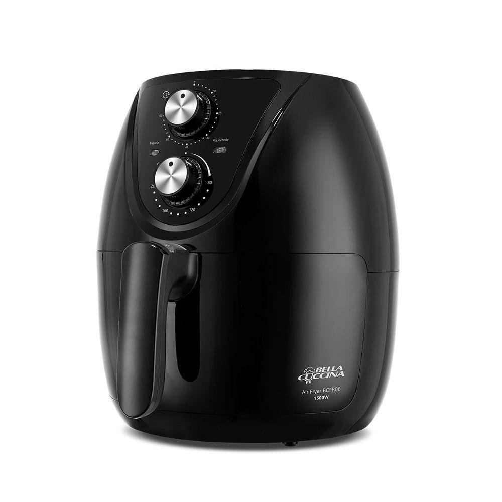 Fritadeira Air Fryer Bella Cuccina Bcfr06 3,8l 1500w 220v | MadeiraMadeira