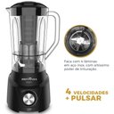 Ver imagem 4 de Liquidificador Britânia Blqe01 2 Copos 2,6l 900w 110v