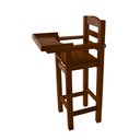 Ver imagem 1 de Banqueta Alta Cadeira de Alimentação Bebe Infantil Madeira Maciça Imbuia