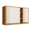 Ver imagem 1 de Armário de Cozinha Modulado Tempranillo C/ 3 Portas 120cm Amendoa/off White - Ronipa