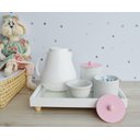 Ver imagem 3 de Kit Higiene Porcelana Bebê Meninas Rosa Bebê Térmica