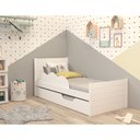 Ver imagem 1 de Cama Bibox Elza 98cm - Com Cama Auxiliar - Branco - Cimol