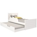 Ver imagem 4 de Cama Bibox Elza 98cm - Com Cama Auxiliar - Branco - Cimol