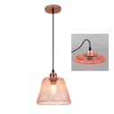 Ver imagem 1 de Lustre Abajur Pendente Cupula Casa Copa Quarto Sala Iluminaçao Metal Aramado Lampada Luz Teto Decora