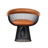 Poltrona Cadeira Platner Pu Cor Whisky74X75X56CM - 1