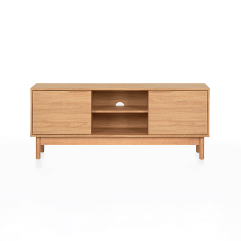 Rack Kaki para TV 55 Polegadas 135cm 2 Portas 1 Nicho Tauari  Casavee