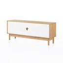 Ver imagem 5 de Rack Kaki para TV 55 Polegadas 135cm 2 Portas 1 Nicho Tauari Casavee