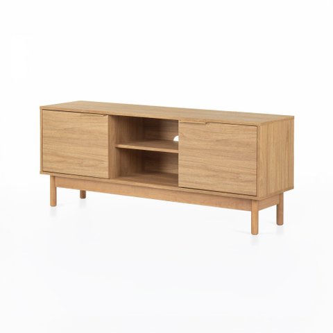 Rack Kaki para TV 55 Polegadas 135cm 2 Portas 1 Nicho Tauari  Casavee