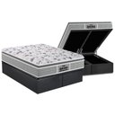 Ver imagem 1 de Cama Box Baú King: Colchão Probel D45 / Ep Guarda Costas Plus Pillow Top + Base Gray(193x203)