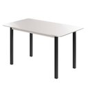 Ver imagem 1 de Mesa de Jantar Brilhante JCM Movelaria Off White 1,60 M