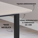 Ver imagem 4 de Mesa de Jantar Brilhante JCM Movelaria Off White 1,60 M