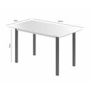 Ver imagem 3 de Mesa de Jantar Brilhante JCM Movelaria Off White 1,60 M