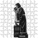 Ver imagem 1 de Quebra-Cabeça Preto e Branco São José Afetuoso 120 peças