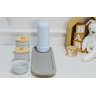 Kit Higiene Porcelana Bebê Pinus Cinza Térmica Bandeja Maternidade Unissex - 5