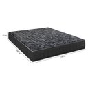 Ver imagem 2 de Cama Box Casal 138 Bipartido Tecido Preto com Colchão Lisboa Bello Box D28 Preto