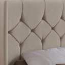 Ver imagem 3 de Cabeceira Pérola Box Casal Queen 158 Estofada Tecido Suede Off White