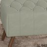 Puff Puf Para Sala Pes Madeira Trit Veludo SL 940 Peer - 5