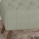 Ver imagem 5 de Puff Puf Para Sala Pes Madeira Trit Veludo SL 940 Peer