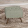 Puff Puf Para Sala Pes Madeira Trit Veludo SL 940 Peer - 6