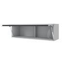 Ver imagem 6 de Armário Aéreo Planejado Porta Basculante 100cm Nara CabeCasa MadeiraOriginals Cinza