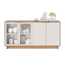 Ver imagem 6 de Balcão Aparador Buffet 4 Portas Naelly Noce Freijó/off White C04 - D’Rossi