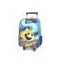 Mochila Baby Shark com Rodas-Amarela - 2