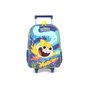 Mochila Baby Shark com Rodas-Amarela - 1