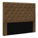 Ver imagem 1 de Cabeceira King 1,95m Toledo Suede Caramelo - Pallazio