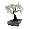 Árvore Quartzo Rosa 12 Galhos E 60 Pedras - Altura 13 Cm - 1