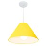 Pendente Cone Amarelo MJ-4078 Para Mesa de Jantar e Estar - 1