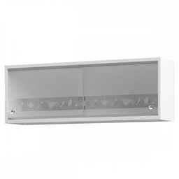 Armário Aéreo Cozinha em Aço 2 Portas Branco 800516 - Telasul - 1