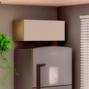 Ver imagem 1 de Armário Suspenso Pequeno Carvalho Oak Off White Etna Poliman