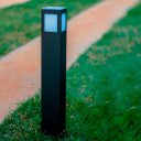 Ver imagem 2 de POSTE BALIZADOR JARDIM LUMINÁRIA LED SOQUETE E-27 Preto