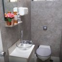 Ver imagem 2 de Papel de Parede Cimento Queimado Claro Adesivo Autocolante Vinílico Efeito Industrial Concreto Rústi