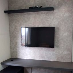 Papel de Parede Cimento Queimado Claro Adesivo Autocolante Vinílico Efeito Industrial Concreto Rústi - 3