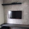 Papel de Parede Cimento Queimado Claro Adesivo Autocolante Vinílico Efeito Industrial Concreto Rústi - 3