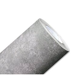Papel de Parede Cimento Queimado Claro Adesivo Autocolante Vinílico Efeito Industrial Concreto Rústi - 1