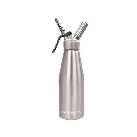 Garrafa para Chantilly de Alumínio 500ml Inox - Days Brasil