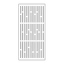 Ver imagem 1 de Painel Vazado Divisória Mdf London Branco Decore Painéis e Divisórias 0,60x2,20m