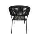 Ver imagem 3 de Kit 8 Cadeira Gourmet Corda Náutica Preto Base Alumínio Sofia Linha Plus