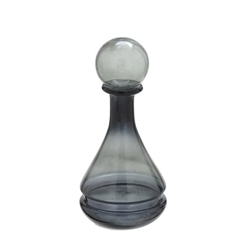 Garrafa Decorativa Petrovick Fumê 26cm