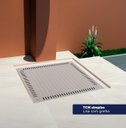 Ver imagem 2 de Tampão 80x80 Art Rebaixada C/grelha Piscinas