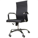 Ver imagem 2 de Cadeira Escritório Ergonômica Presidente Executiva Esteirinha Office Elegance Milano Preto