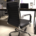 Ver imagem 7 de Cadeira Escritório Ergonômica Presidente Executiva Esteirinha Office Elegance Milano Preto