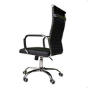 Ver imagem 5 de Cadeira Escritório Ergonômica Presidente Executiva Esteirinha Office Elegance Milano Preto